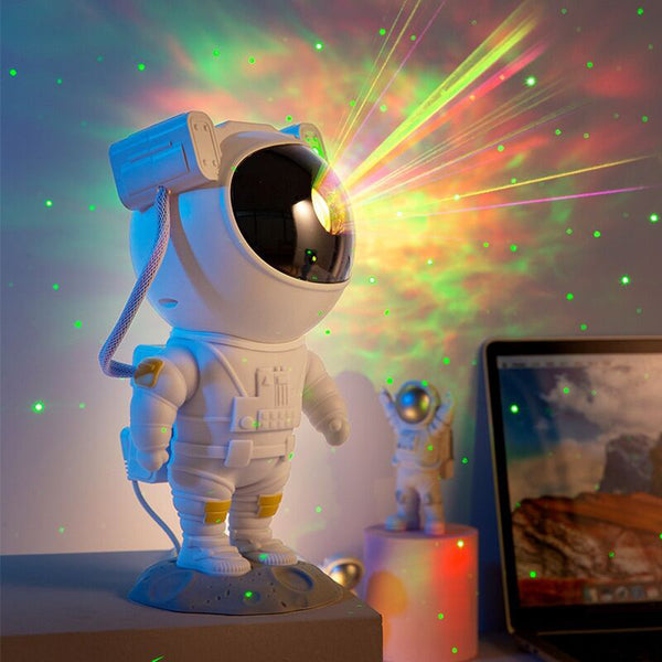 Creative Astronaut Galaxy Starry Sky Projector Nightlight USB Atmospher Bedroom Table Lamp - Exquisitetrends
