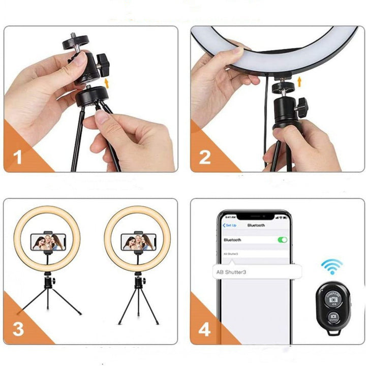 Ring fill light 10 inch Selfie whitening light - Exquisitetrends