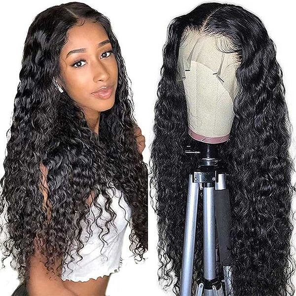 Premium Burmese Human Hair Curly Lace Front Wig Tight Small Curls - Exquisitetrends