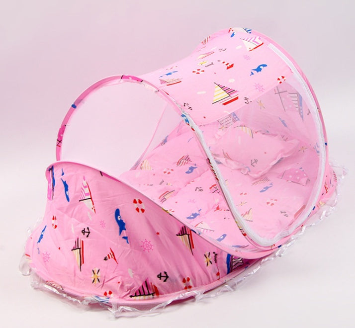 Foldable Baby Bed Net With Pillow Net 2pieces Set - Exquisitetrends