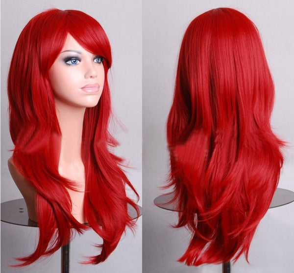 AliExpress best selling cos long scroll anime cosplay color Europe and America wig foreign trade gold models factory direct - Exquisitetrends