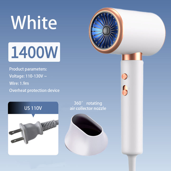 F37 2000W Gear Professional Hair Dryer Negative Lonic Blow Dryer Hot Cold Wind Air Brush Hairdryer Strong PowerDryer Salon Tool - Exquisitetrends