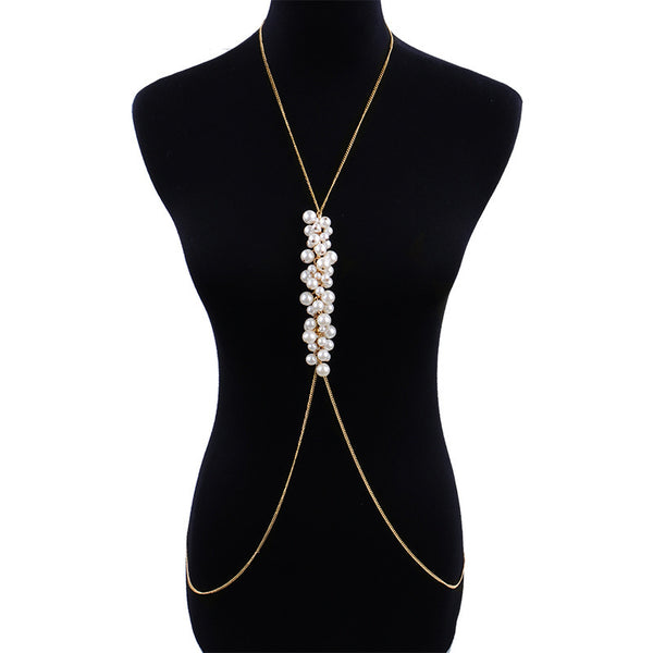 Summer Beach Sweet Pearl Body Chain Bikini Chain