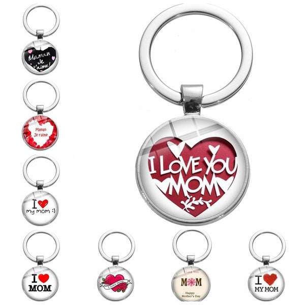 Mother’s Day Gift Keychain Pendant Cute Zinc Alloy Bag & Car Charm for Women