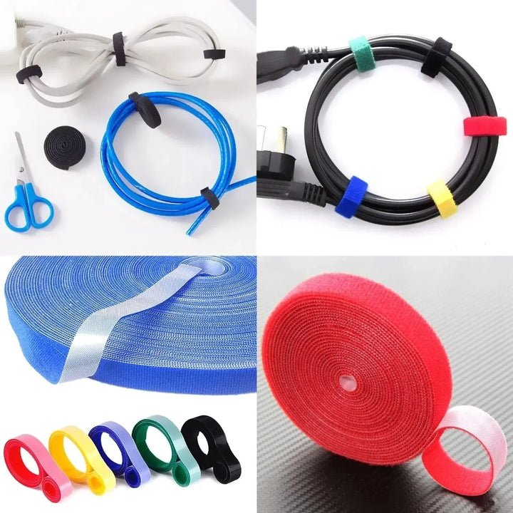 1/5M Cable Organizer Cable Management Wire Winder Tape Earphone Mouse Cord Management Ties Protector For iPhone Xiaomi Samsung - Exquisitetrends