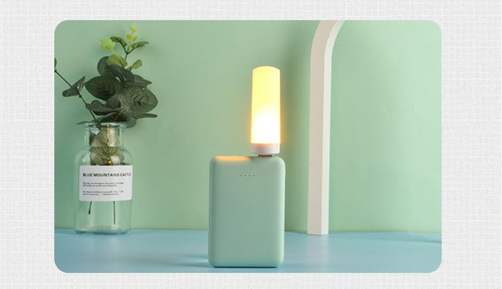 USB Atmosphere Light LED Flame Flashing Candle Lights Book Lamp For Power Bank Camping Lighting Cigarette Lighter Effect Light - Exquisitetrends