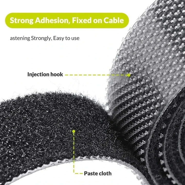 1/5M Cable Organizer Cable Management Wire Winder Tape Earphone Mouse Cord Management Ties Protector For iPhone Xiaomi Samsung - Exquisitetrends