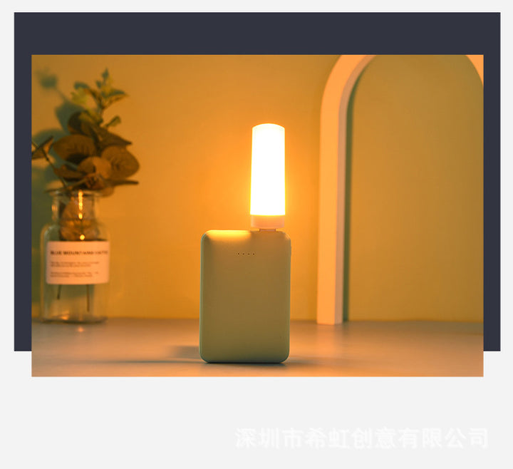 USB Atmosphere Light LED Flame Flashing Candle Lights Book Lamp For Power Bank Camping Lighting Cigarette Lighter Effect Light - Exquisitetrends