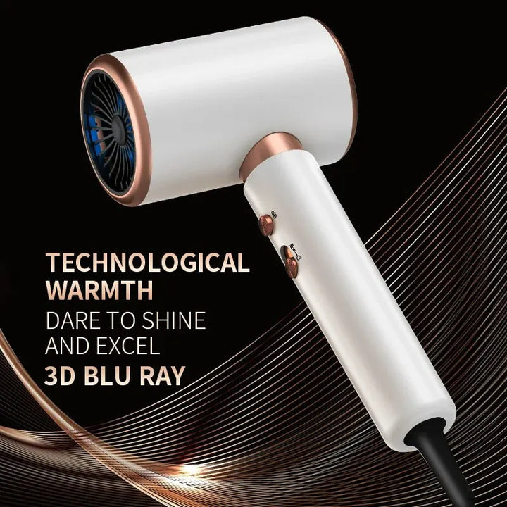 F37 2000W Gear Professional Hair Dryer Negative Lonic Blow Dryer Hot Cold Wind Air Brush Hairdryer Strong PowerDryer Salon Tool - Exquisitetrends