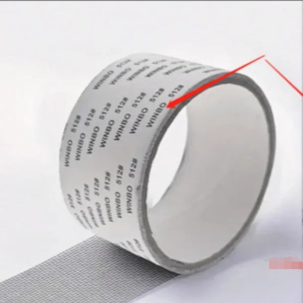 Waterproof Window Screen Repair Tape Door Window Fix Self-adhesive Net Patch Anti-Insect Mosquito Mesh Broken Holes Repair stick