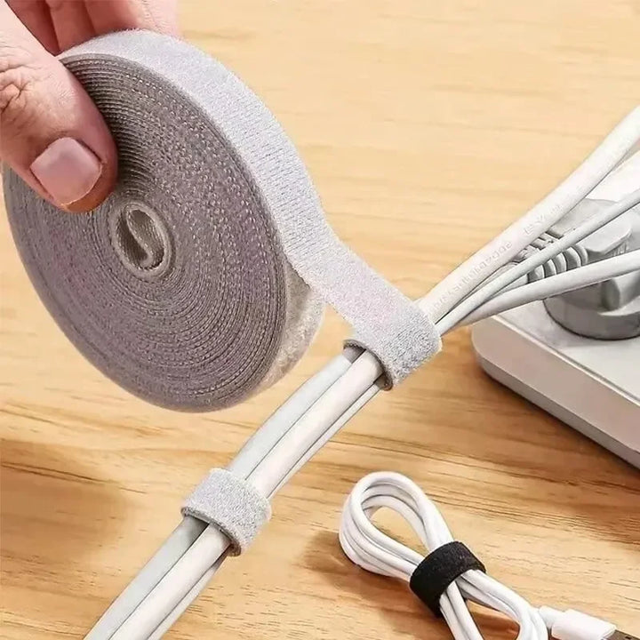 1/5M Cable Organizer Cable Management Wire Winder Tape Earphone Mouse Cord Management Ties Protector For iPhone Xiaomi Samsung - Exquisitetrends