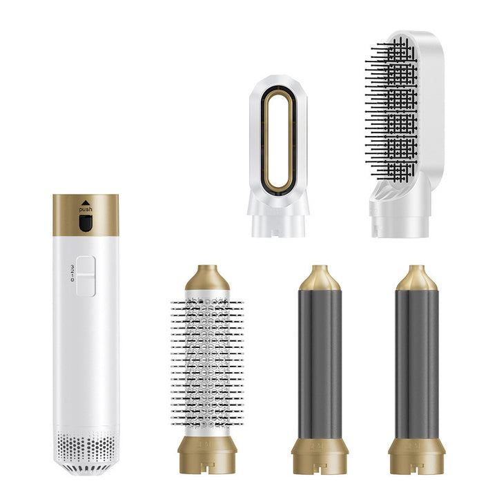 5-in-1 Hot Air Comb & Auto Curling Iron | Straightener + Volumizer - Exquisitetrends