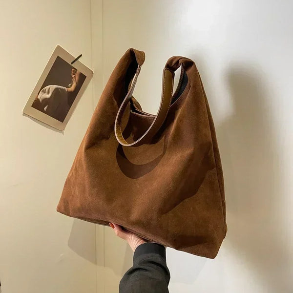 Velvet Zipper 2024 High Quality Shoulder Bag Soft